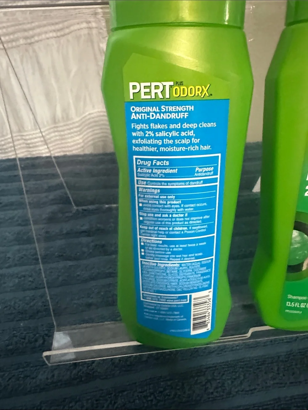 Pert OdorX 2-in-1 Anti-Dandruff & Moisturizing Shampoo set of 2 NWT